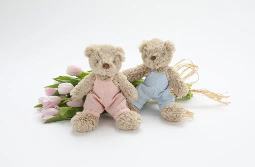 Nana Huchy Baby Honey Bear - Overalls Baby Pink Discount