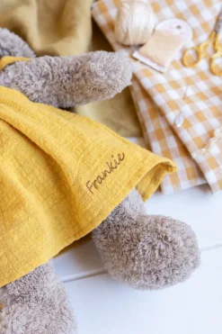 Nana Huchy Personalised Bunny - Mrs Honey Bunny Mustard