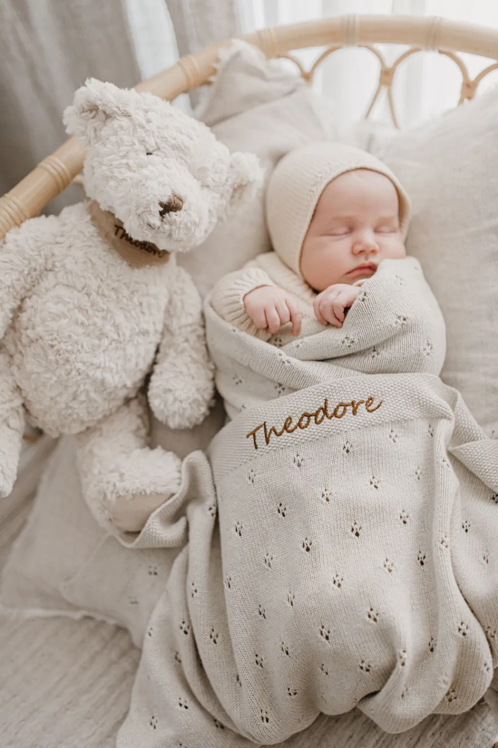 Nana Huchy Personalised Toy Bandana - Taupe Outlet