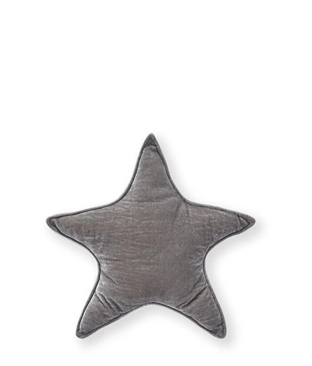 Nana Huchy Velvet Star Cushion Sml - Grey New
